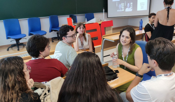 Sofía Otero en el Congreso de Biotecnología BAC Málaga 2025 dentro del espacio Biotech Meeting Poin