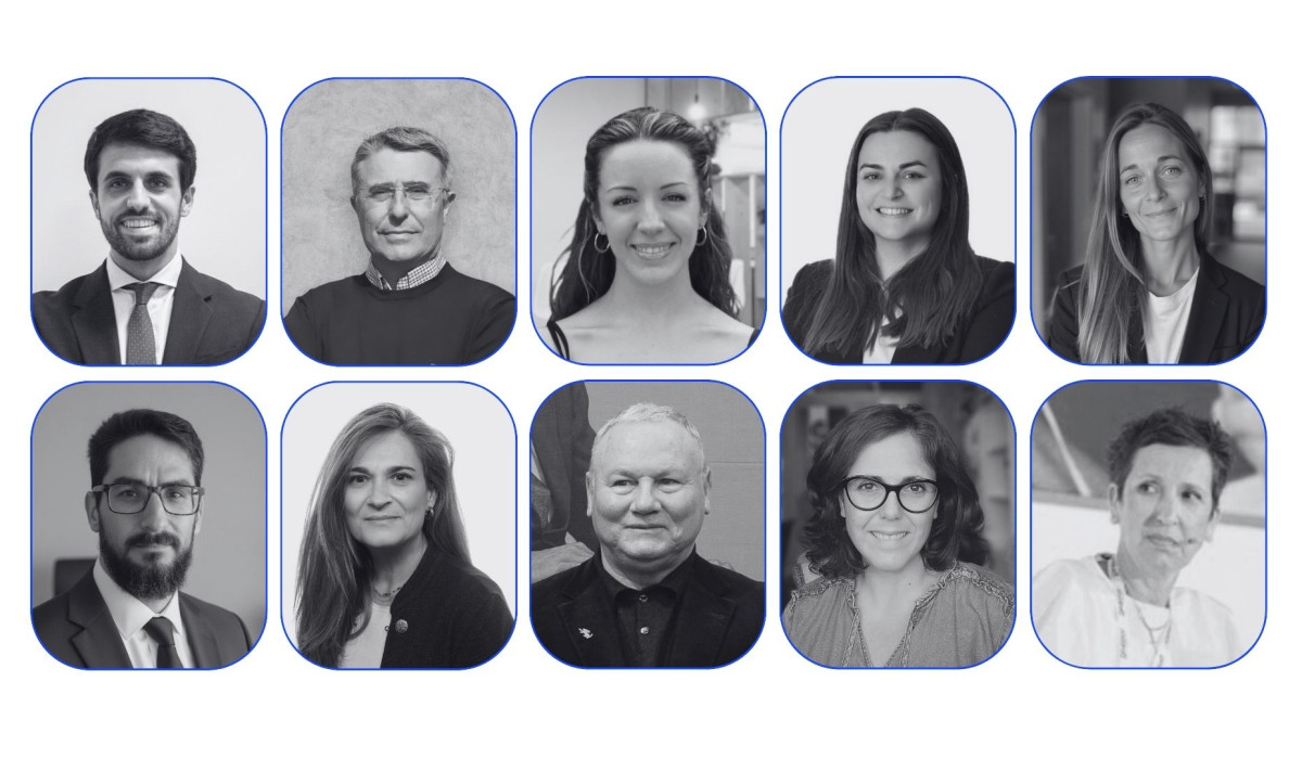 En la fila superior, de izquierda a derecha: Ignacio Álvarez Arcá, Ángel Molina García, Marta López Saavedra, Laura Castro Santos y Francesca Fávaro. En la fila inferior: Miguel Llorente Isidro, Araceli Rodríguez López, Hugo Aznar Gómez, Cristina Madrid López y Mónica Aguado.