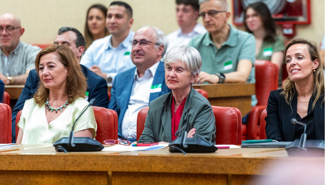 Asistentes parlamentarios durante la sesión celebrada en el Congreso de los Diputados