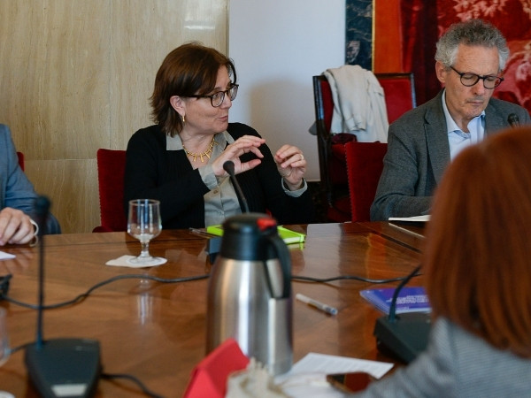 Nuria Hernández-Mora, de la Fundación Nueva Cultura del Agua, durante su intervención.